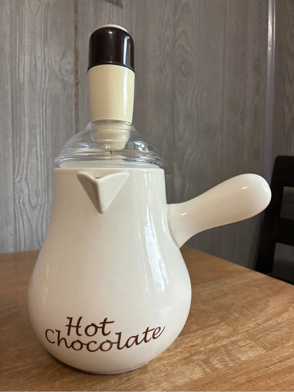 Gourmet Hot Cocoa Pot And Frother Set ,used once